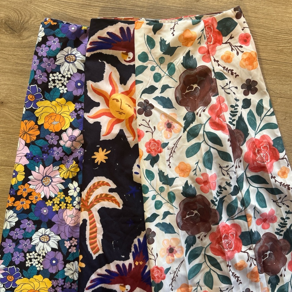 SHEIN SKIRT BUNDLE DEAL!!! 3 skirts of same style, different patterns!!!